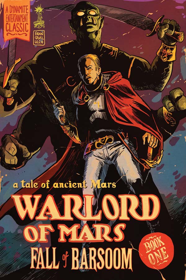 WARLORD OF MARS FALL BARSOOM #5 1:10 FRANCAVILLA RETAILER VARIANT COVER 1/25/12 